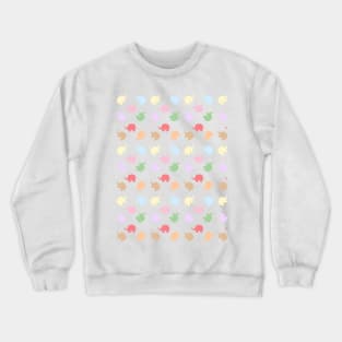 Colorful Elephant Pattern Crewneck Sweatshirt